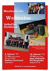 VolksChor Dortmund - Musikalische Weltreise